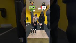 Who Will Put All Dumbbells On The Table Faster? Who Was Faster?