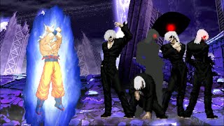 Mugen Kof Son Goku 12P Vs Yagwick Normal And Evil Mode Team