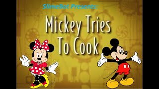 Mickey Cartoon - Mickey Tries To Cook - Hd