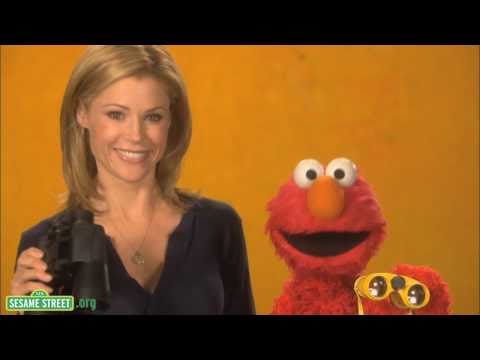 Sesame Street Julie BowenBinoculars If you're watching videos with your