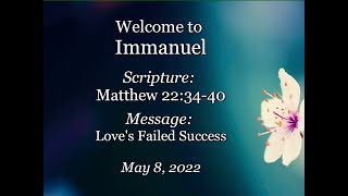 2022-05-08 Immanuel CRC Service Fort Collins