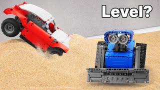 Lego Technic Car Vs Wall-E Robot Who Will Win? Fm Lego Technic