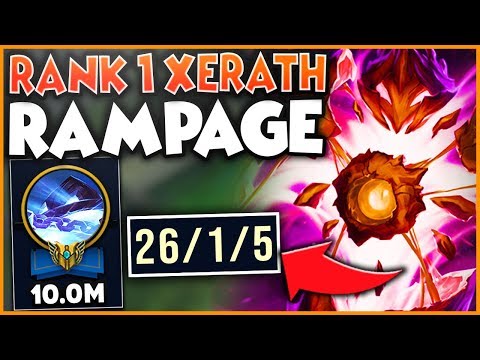 WHEN A 10 MILLION MASTERY POINTS XERATH CATCHES FIRE IN RANKED - League of Legends