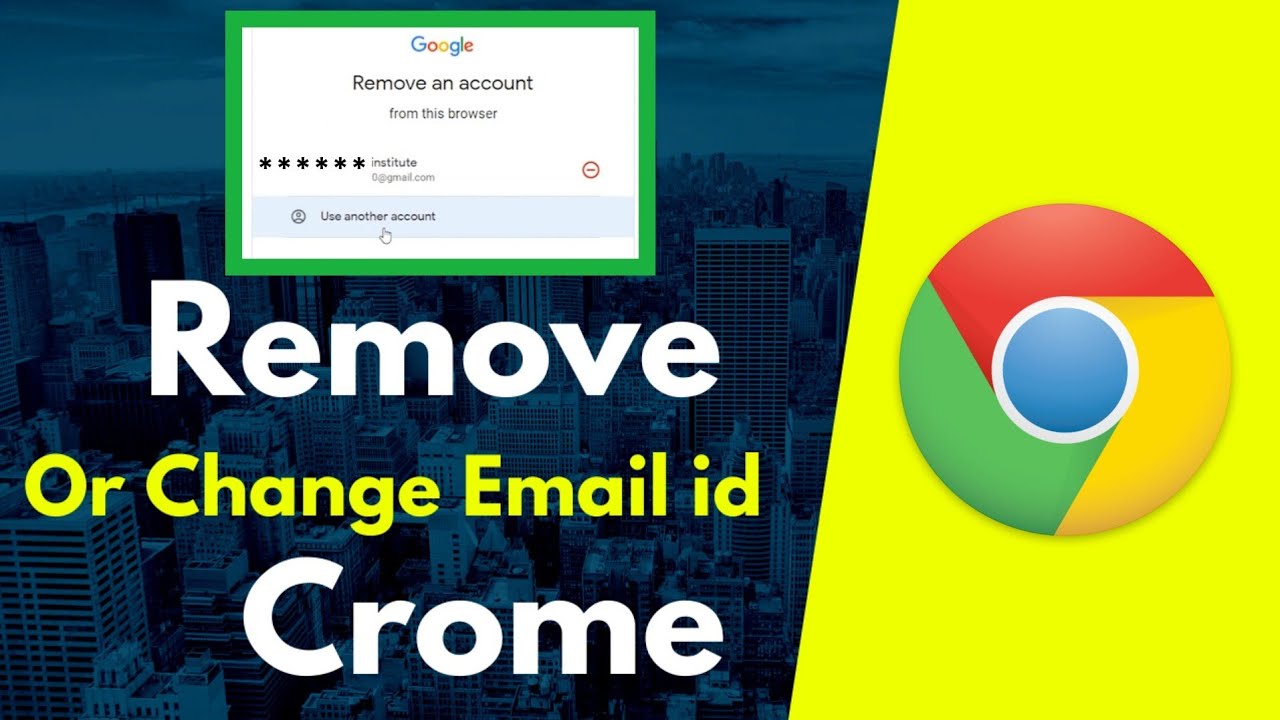 how to remove a google account from chrome || How to how to remove a google account from chrome || How to