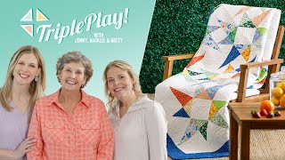 Triple Play: How to Make 3 NEW Connected Stars Quilts - Free Quilting Tutorial