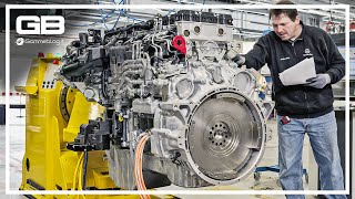 Mercedes Actros СБОРКА - ПРОИЗВОДСТВО двигателей для грузовых автомобилей