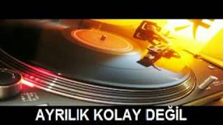 Ayrilik Kolay Deği̇l Kareoke