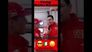 Young Mattia Binotto Working At Ferrari With Schumacher