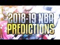 2018-19 NBA AWARD/STANDING PREDICTIONS!