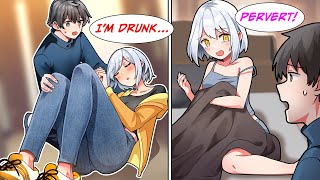 [Manga Dub] The girl next door got drunk and stumbled into my room [RomCom]