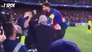 #Messi’nin gol sevinci şaşırttı!