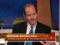 Eliot Spitzer Talks Bonus Outrage