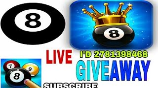 8 BALL POOL LIVE GIVEAWAY OF 1B+ COINS SUBSCRIBE