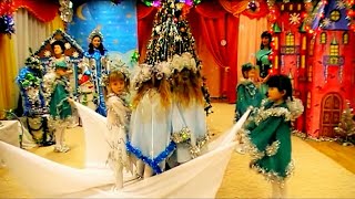 Детский Новогодний Танец На Полотне 