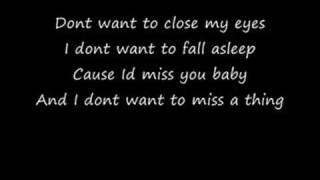 Watch Nina I Dont Want To Miss A Thing video