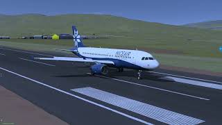 Niceair A319 Landing In Faroe Islands Ekvg In X-Plane 11