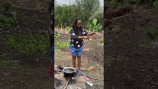 African Village Mumboiling Bathing Water
