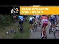 Crash within the bush - Stage 5 - Tour de France 2018