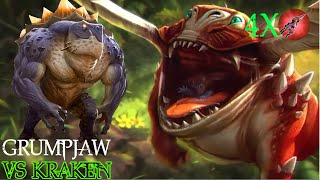 Vainglory , Grumpjaw Vs Kraken Basic Attack