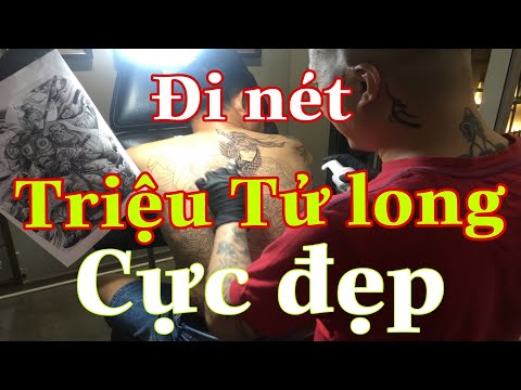 Thợ xăm số 1 sài gòn đi nét hình xăm triệu vân cực chất
