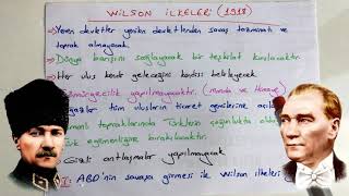15 Wilson İlkeleri Paris Barış Konferansı Yks Kpss Tarih 2024