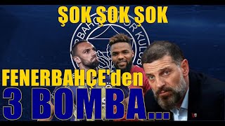 Sondaki̇ka Fenerbahçede Belirsizlik Bitti Üçü De Hayirli Olsun...
