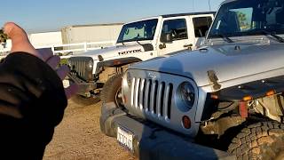 Amazon/ Ecotric Jk Huricane knock off flat fender flares