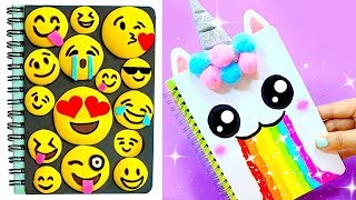 DIY SCHOOL SUPPLIES! 15 DIY Notebooks For Back To School 2018