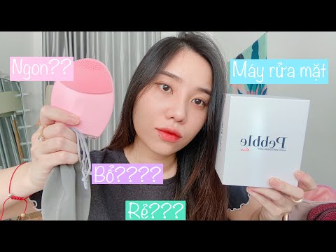 MÁY RỬA MẶT CHƯA BAO GIỜ LÀM MÌNH THẤT VỌNG !! Pebble lisa gen 5