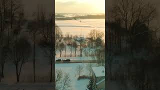 Latvia Winter Shot With Drone Anafi