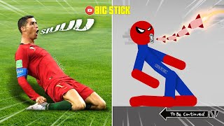 20 Min Best Falls | Stickman Dismounting Funny Moments | Big Stick #7