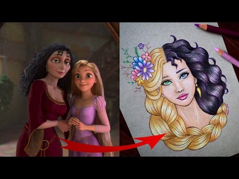 Рисовать принцесс видео из диснея Рисовать принцесс видео из диснея