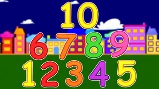 Numbers Song Ten Little Numbers Kids And Childrens Song