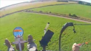 Paramotor Trike Start Up, Take Off And Closeup