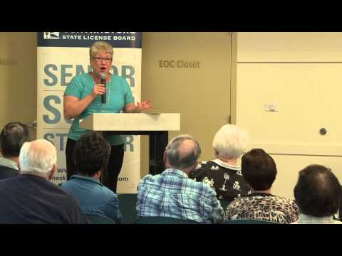 Senior Scam Seminar - Millbrae - Segment : Deborah Owdom, Seniors Against Investment Fraud Senior Scam Seminar - Millbrae - Segment : Deborah Owdom, Seniors Against Investment Fraud