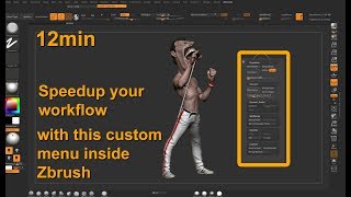 Speedup Your Workflow With Zbrush: Making A Custom Menu With Most Used Stuff.