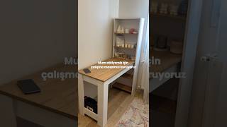 Mum Atölyemiz Için Yeni Çalışma Masamızı Kuruyoruz