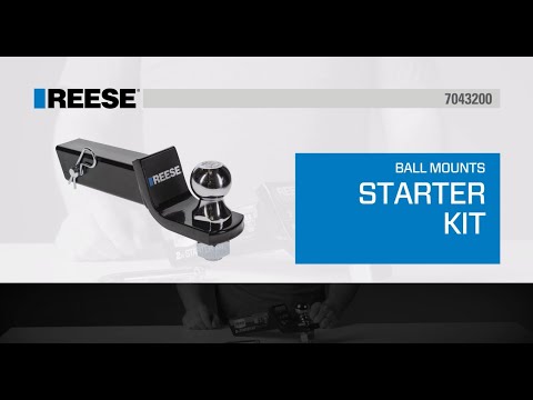 REESE® Towing Starter Kit | Trailer Hitch Ball Mount | Overview