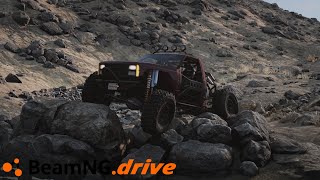 Beamng.drive Gavril D35 Super Pig Rock Crawling In Johnson Walley