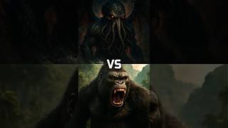 King Kong Vs Big Monsters Godzilla, Cthulhu, Kraken, Fenrir