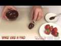 Super Bowl Chocolate Strawberry Footballs - Video Recipe
