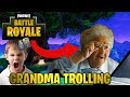 GRANDMA TROLLING ON FORTNITE (Funny Fortnite Trolling)
