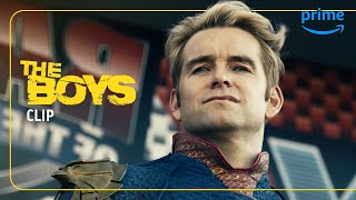 Homelander Spots Butcher In The Crowd | The Boys | Prime Video