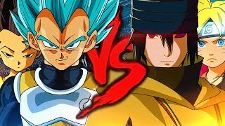 Vegeta e Kyabe VS. Sasuke e Boruto | Combate de Rimas | Part. Duelista, Lukas e Enygma