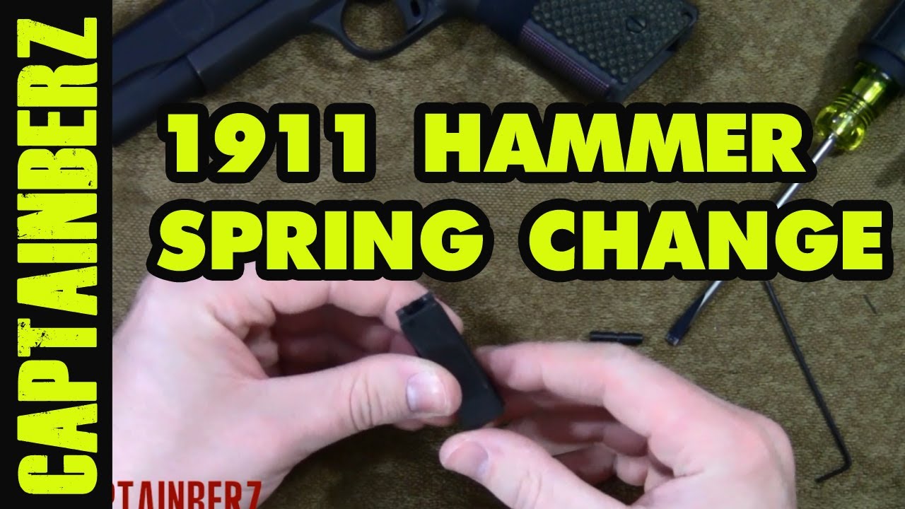 1911 Hammer Spring Replacement YouTube