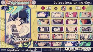 Naruto Shippuden Utimate Ninja Heroes 3 Naruto E Sakura Vs Sasuke E Orochimaru
