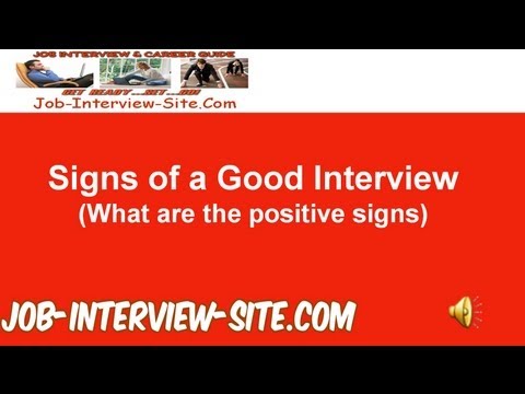 signs of a good interview 12 signs that an interview went well good interview signs