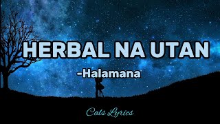 HERBAL NA UTAN : Rudy Tagsip of Halamana (Lyrics)