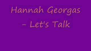 Watch Hannah Georgas Lets Talk video