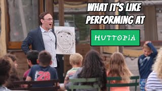 Life of a Traveling Magician - Performing at Huttopia White Mountains!